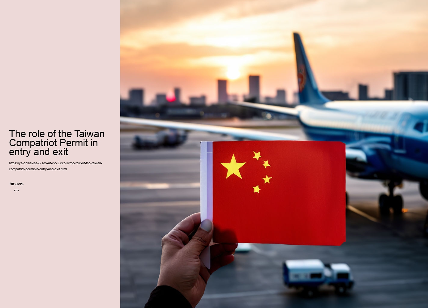 The role of the Taiwan Compatriot Permit in entry and exit